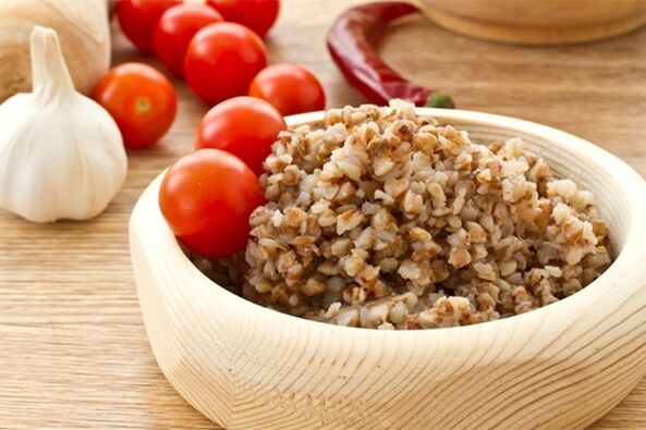 terci de hrișcă cu legume