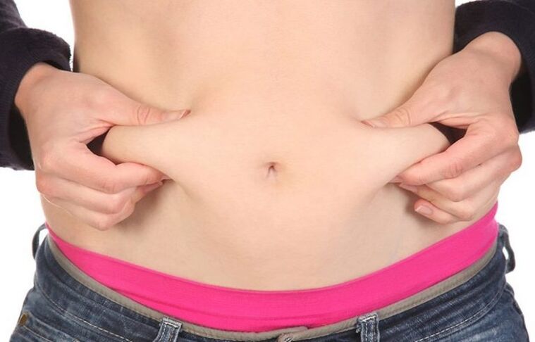 pliuri de grăsime pe abdomen